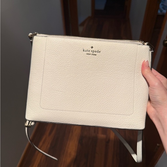 NWT Kate Spade Leila Medium Crossbody - Meringue - Picture 14 of 14